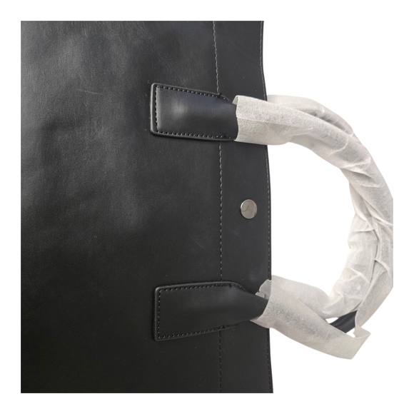 Saint Laurent Unisex  Black Tote Bag With Snap Closure New In Packaging - Picture 7 of 16